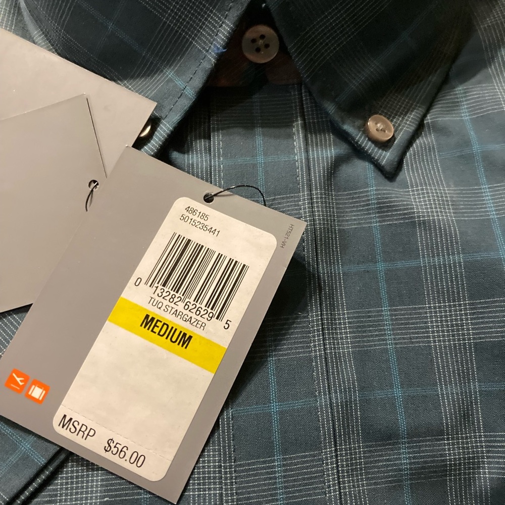 NWT Van Heusen Men”s Short sleeve Shirt Size Medium - Picture 4 of 9